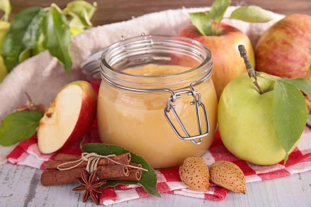 Applesauce meal prep containers portion control